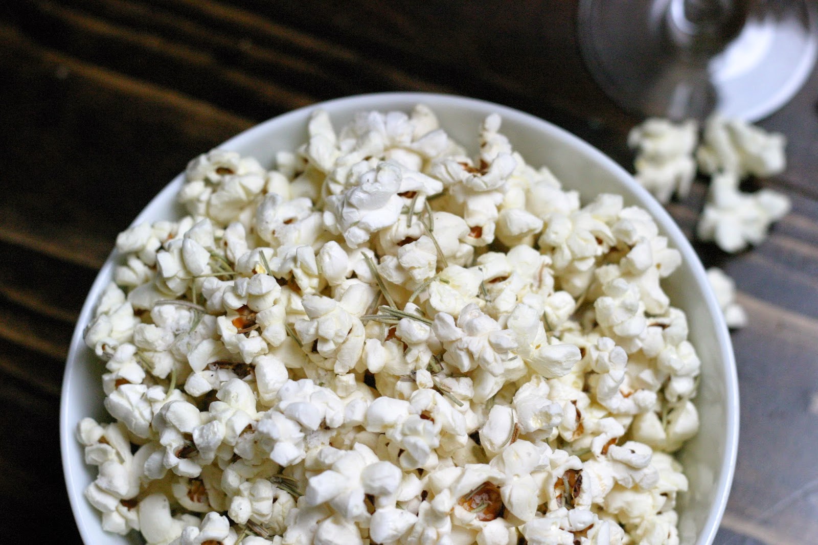 Rosemary Truffle Popcorn