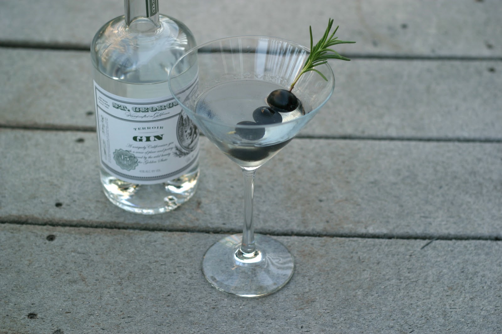 Olive-Rosemary Martini