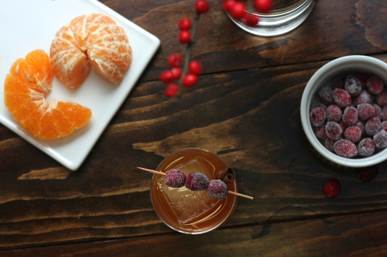 Autumn Cranberry Old Fashioned