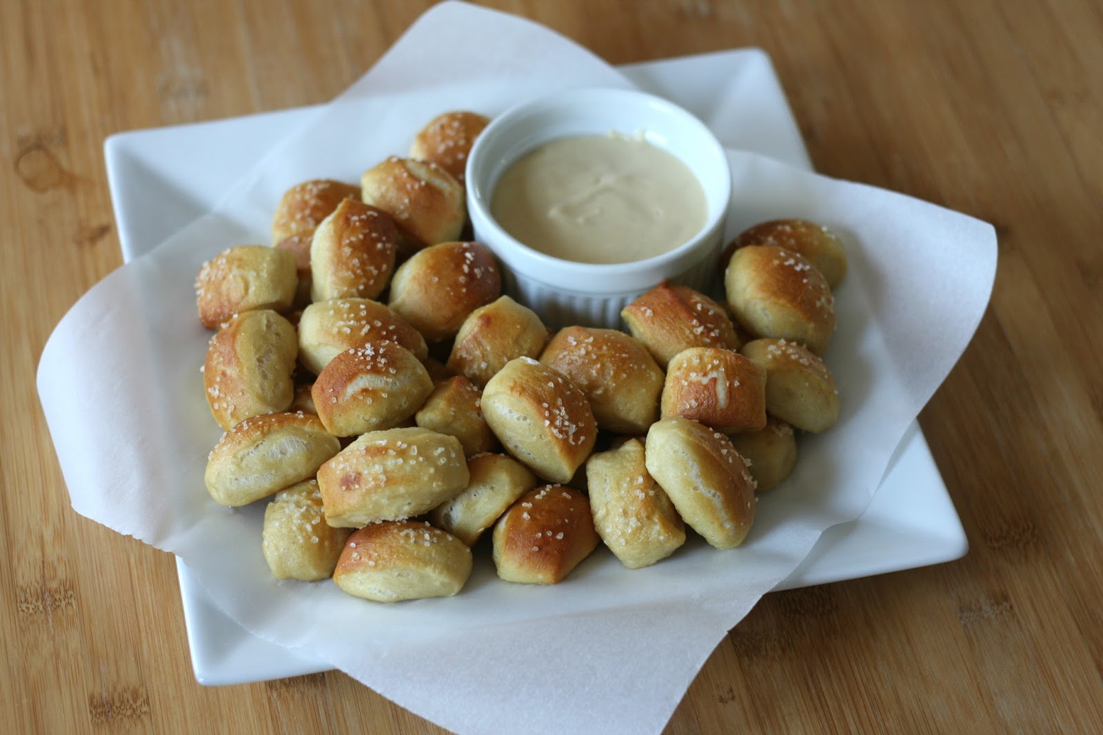 Pretzel Bites with Honey Mustard Sauce