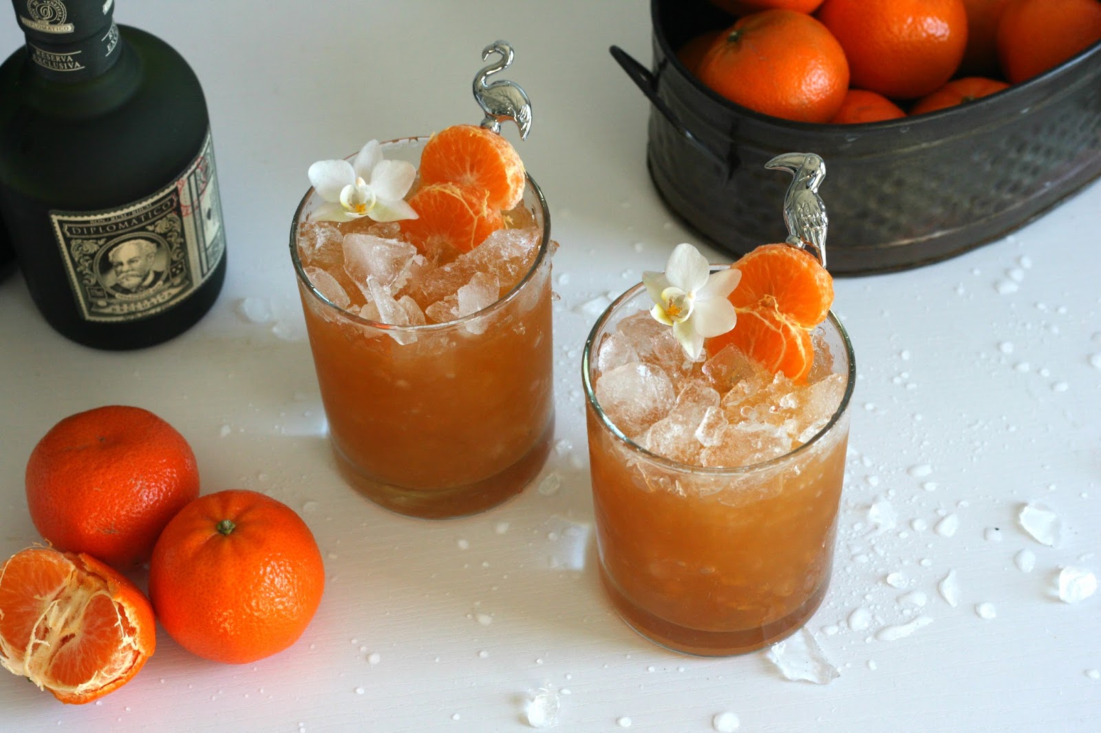 Clementine Rum Cobbler