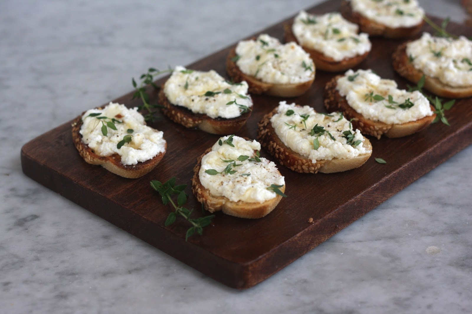 Ricotta Toasts