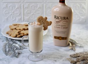 White Christmas hot cocktail with Ricura Horchata