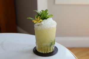 Bourbon Chartreuse Smash