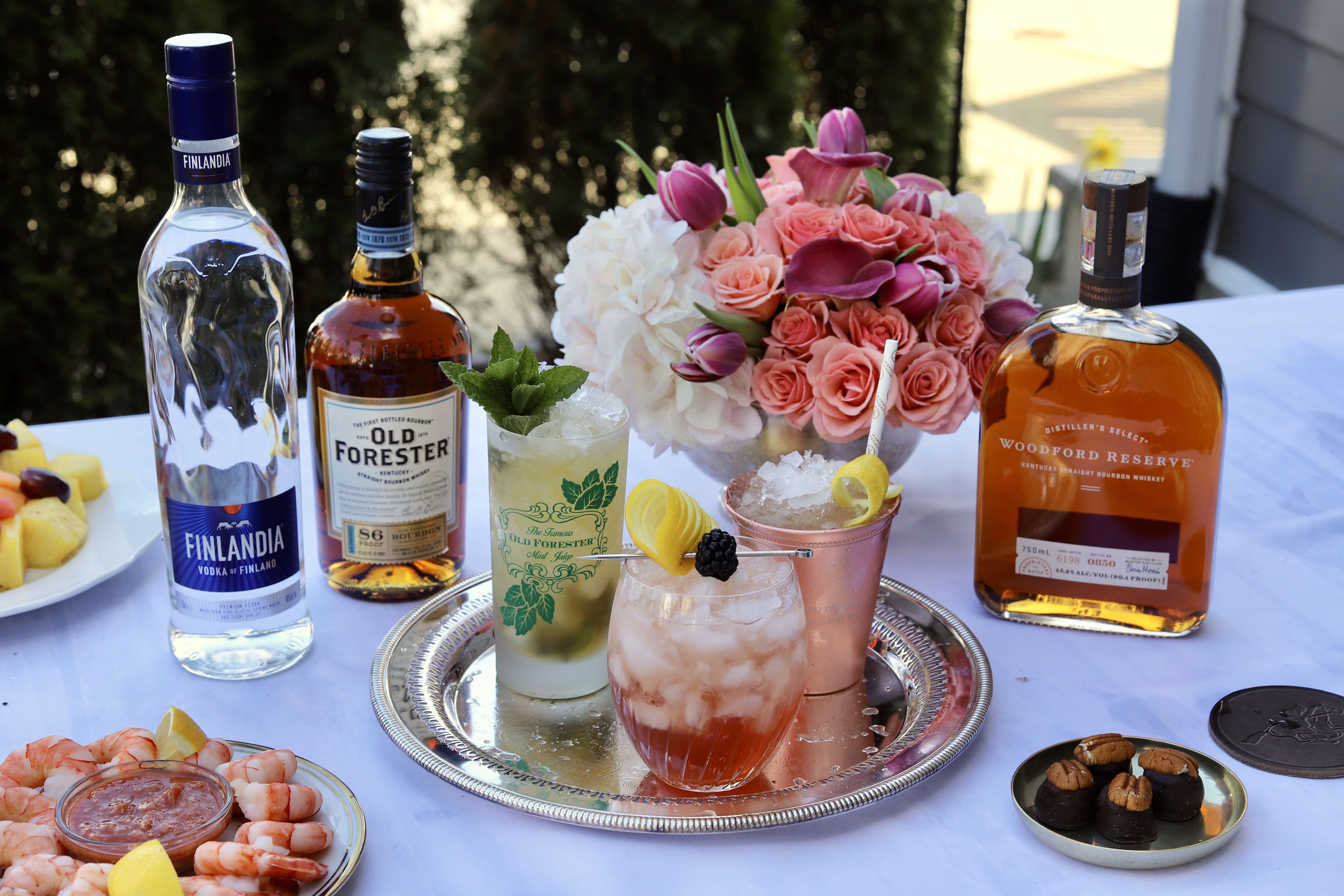 Kentucky Derby Cocktails with Woodford Reserve, Old Forester, and Finlandia