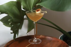 Banana Sidecar cocktail