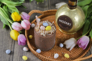 Easter Cocktail with Chocolate Liqueur