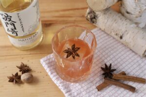 Mulled Fashioned Autumn Old Fashioned with Japanese Whisky